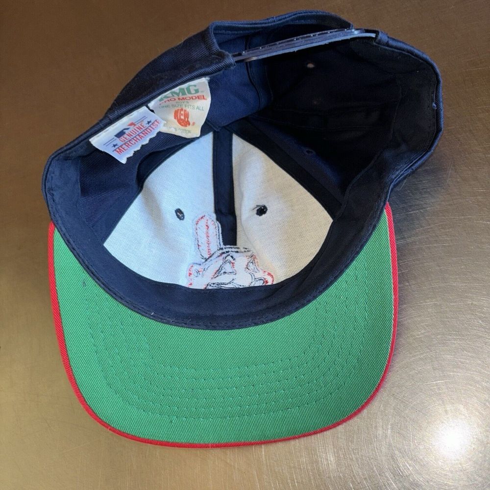 VTG Cleveland Indians Chief Wahoo New Era KMG 90s Pro Model Youth Snapback Hat - Picture 7 of 8